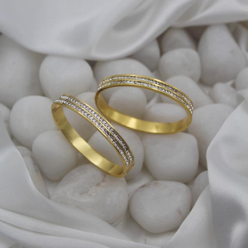 Lumière Dual-Row Bangle