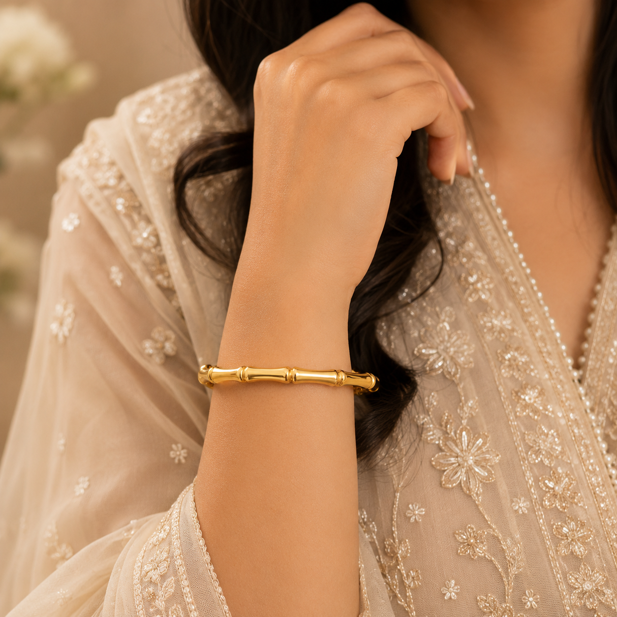 Bamboo designed minimal kada