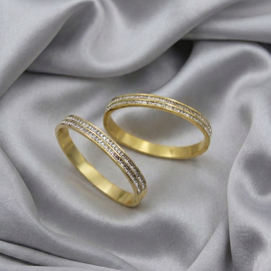 Lumière Dual-Row Bangle